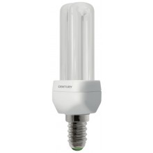 LAMP. CFL MINI 2 TUBI 7W - E14 - 2700K - 285 Lm - IP20 - Color Box