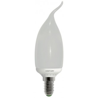 LAMP. CFL C. VENTO  9W - E14 - 6400K - 385 Lm - IP20 - Color Box