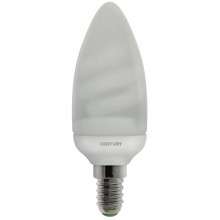 LAMP. CFL OLIVA CANDELA 9W - E14 - 2700K - 405 Lm - IP20 - Color Box