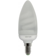 LAMP. CFL OLIVA CANDELA 11W - E14 - 6400K - 530 Lm - IP20 - Color Box