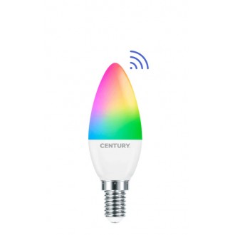 LAMP. LED SMART WIFI CANDELA 5.50W - E14 - RGB+2700K-6500K - 470 Lm - Dimm. - IP20 - BLISTER 1 pz.
