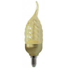 LAMP. CFL TORTIG. C. VENTO GOLD 11W - E14 - 550 Lm - IP20 - Color Box