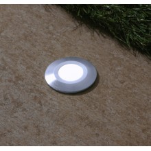 CALPESTABILE LED PAVI INCAS. diam. 32 mm 1.30W - 3000K - 120 Lm - IP65 - Color Box