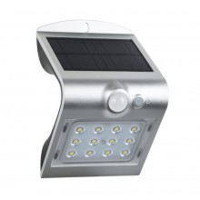 APPLIQUE SOLAR LED ARCADIA 1.5 SILVER 1.50W - 4000K - 220 Lm - IP65 - Color Box