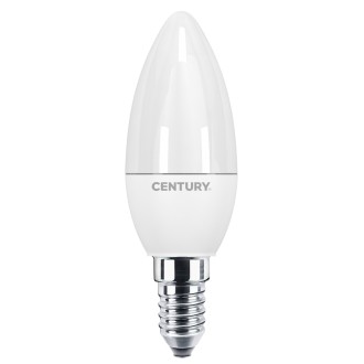 LAMP. LED HARMONY 80 CANDELA 6W - E14 - 6500K - 490 Lm - IP20 - Color Box