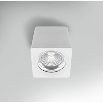 PLAFONIERA LED QUBE BIANCO 25W - 3000K - 2500 Lm - IP20 - Color Box