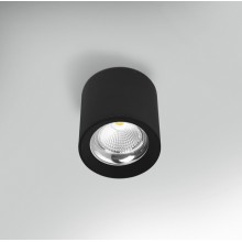 PLAFONIERA LED RONDO' NERO 10W - 4000K - 800 Lm - IP20 - Color Box