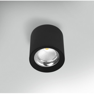 PLAFONIERA LED RONDO' NERO 15W - 3000K - 1350 Lm - IP20 - Color Box