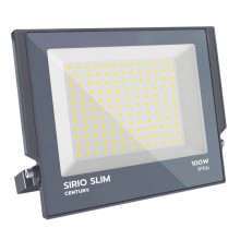 PROIETTORE LED SIRIO SLIM 100W - 4000K - 10500 Lm - IP66 - Color Box