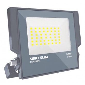 PROIETTORE LED SIRIO SLIM 30W - 4000K - 3150 Lm - IP66 - Color Box