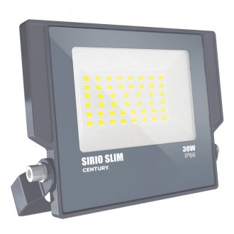 PROIETTORE LED SIRIO SLIM 30W - 6000K - 3150 Lm - IP66 - Color Box