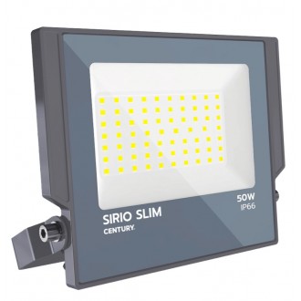 PROIETTORE LED SIRIO SLIM 50W - 4000K - 5250 Lm - IP66 - Color Box