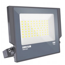 PROIETTORE LED SIRIO SLIM 50W - 6000K - 5250 Lm - IP66 - Color Box