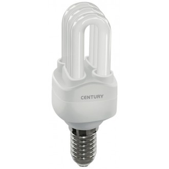 LAMP. CFL HARMONY 3 TUBI 7W - E14 - 2700K - 300 Lm - IP20 - Color Box