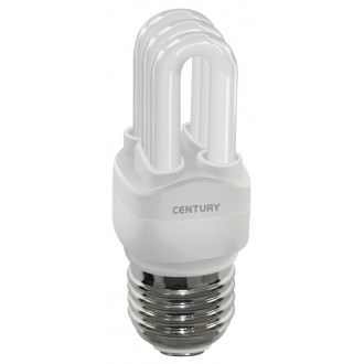 LAMP. CFL HARMONY 3 TUBI 7W - E27 - 2700K - 300 Lm - IP20 - Color Box
