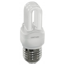 LAMP. CFL HARMONY 3 TUBI 7W - E27 - 6400K - 300 Lm - IP20 - Color Box