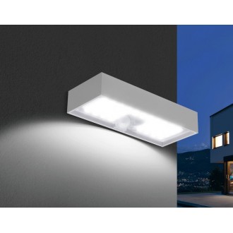 APPLIQUE LED SOLAR DOMINO BIANCO 6W - 3000K - 800 Lm - IP65 - Color Box