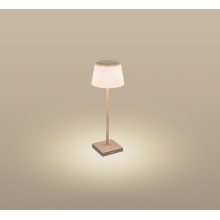 LAMP. DA TAVOLO MARGO RICAR. TORTORA 4W - 3000K - 200 Lm - Dimm. - IP54 - Color Box