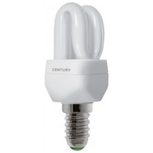 LAMP. CFL MICRO 2 TUBI 3W - E14 - 2700K - 160 Lm - IP20 - Color Box