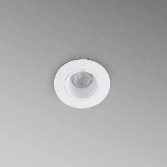SUPP. INC. GU10 KLIK ROUND GHIERA PROFONDA ORIENT. - BIANCO - IP20 - Color Box