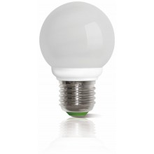 LAMP. CFL GOLF GLOBO G50 9W - E27 - 2700K - 405 Lm - IP20 - Color Box