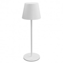 LAMP. DA TAVOLO ECOLIGHT NINA RICAR. BIANCO 1.80W - 3000K - 180 Lm - Dimm. - IP44