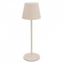LAMP. DA TAVOLO ECOLIGHT NINA RICAR. SABBIA 1.80W - 3000K - 180 Lm - Dimm. - IP44