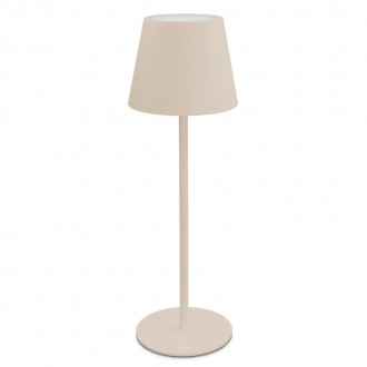 LAMP. DA TAVOLO ECOLIGHT NINA RICAR. SABBIA 1.80W - 3000K - 180 Lm - Dimm. - IP44