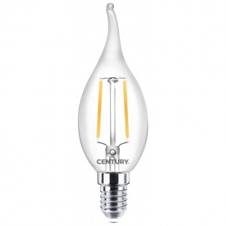 FIL. LED INCANTO C. VENTO CHIARA 2W - E14 - 4000K - 250 Lm - IP20 - Color Box