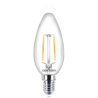FIL. LED INCANTO CANDELA CHIARA 2W - E14 - 4000K - 250 Lm - IP20 - Color Box