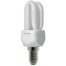 LAMP. CFL MICRO 2 TUBI 5W - E14 - 2700K - 275 Lm - IP20 - Color Box